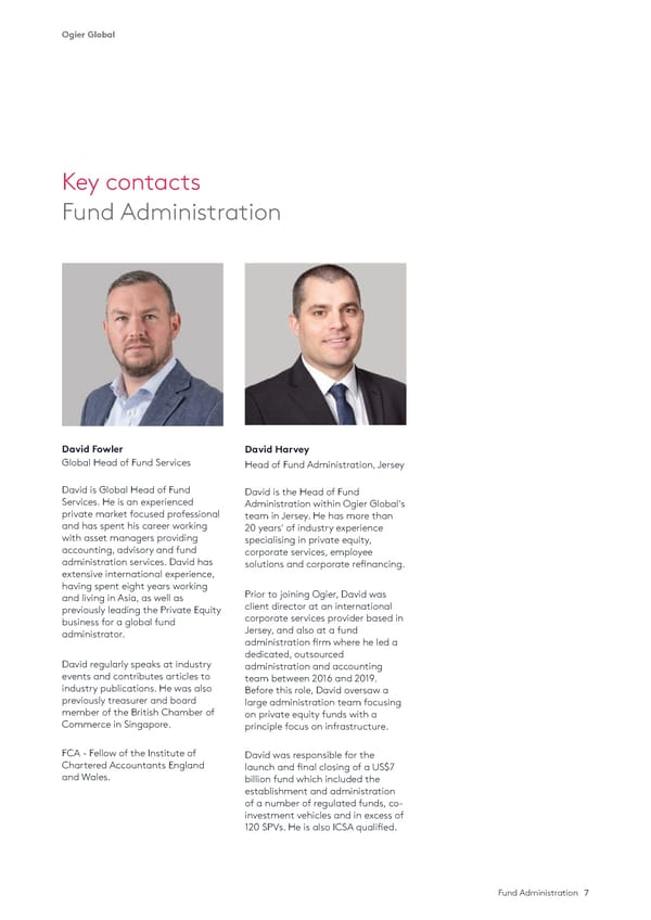 Ogier Global Fund Administration Brochure - Jersey - Page 7